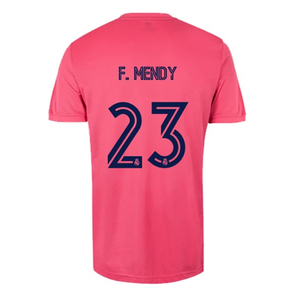 Trikot Real Madrid Auswarts NO.23 F. Mendy 2020-21 Pink Fussballtrikots Günstig